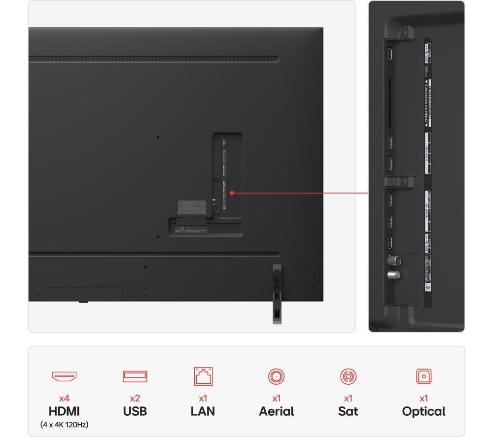 LG QNED85 86" QNED evo AI Mini LED Smart TV 4K HDR 2025 - 86QNED85A6C
