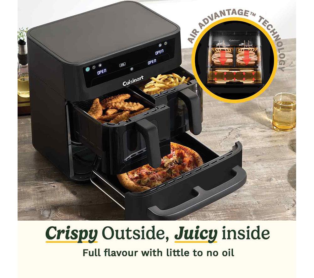 CUISINART AFT13XBLU Freidora de aire y horno TriZone - Negro