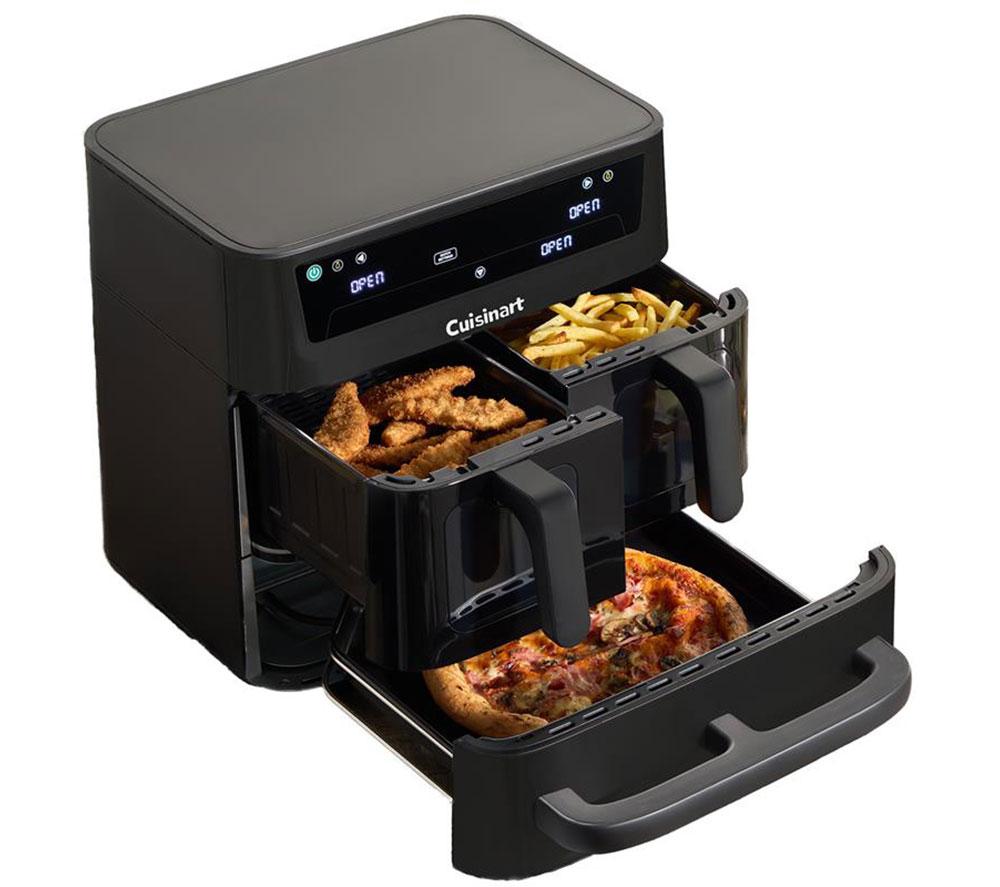 CUISINART AFT13XBLU TriZone Heißluftfritteuse & Ofen – Schwarz