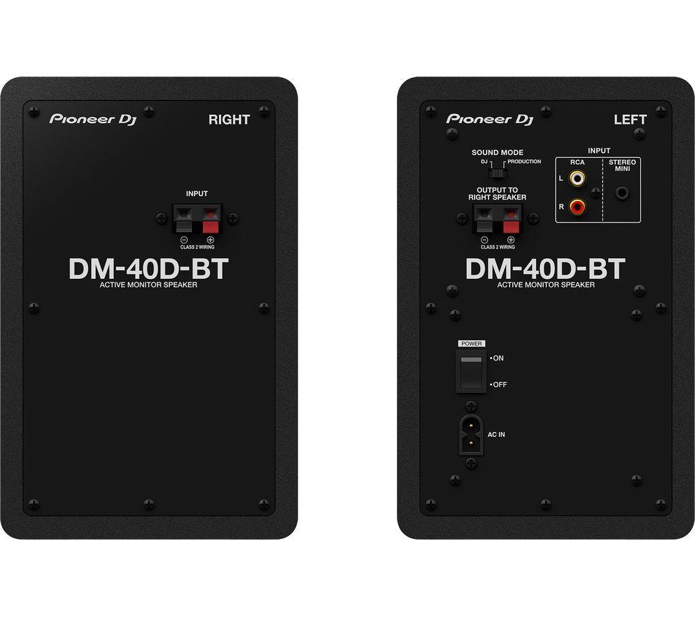 Altavoces de monitor de escritorio PIONEER DJ DM-40D-BT - Negro