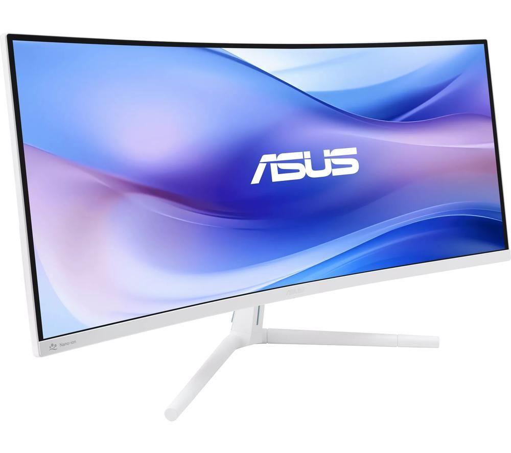Monitor LED VA Curvo ASUS VU34WCIP-W Wide Quad HD de 34" - Negro