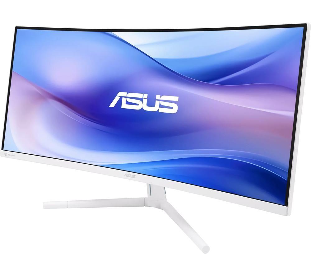 ASUS VU34WCIP-W Wide Quad HD 34" Curved VA LED Monitor - Black