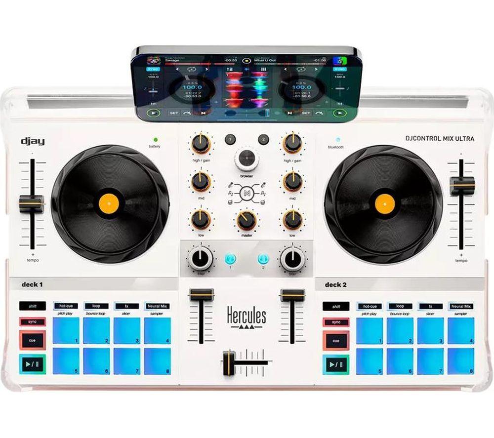 HERCULES DJControl Mix Ultra - White