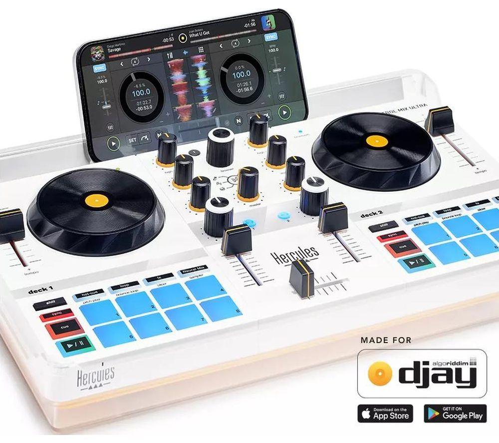 HERCULES DJControl Mix Ultra - White