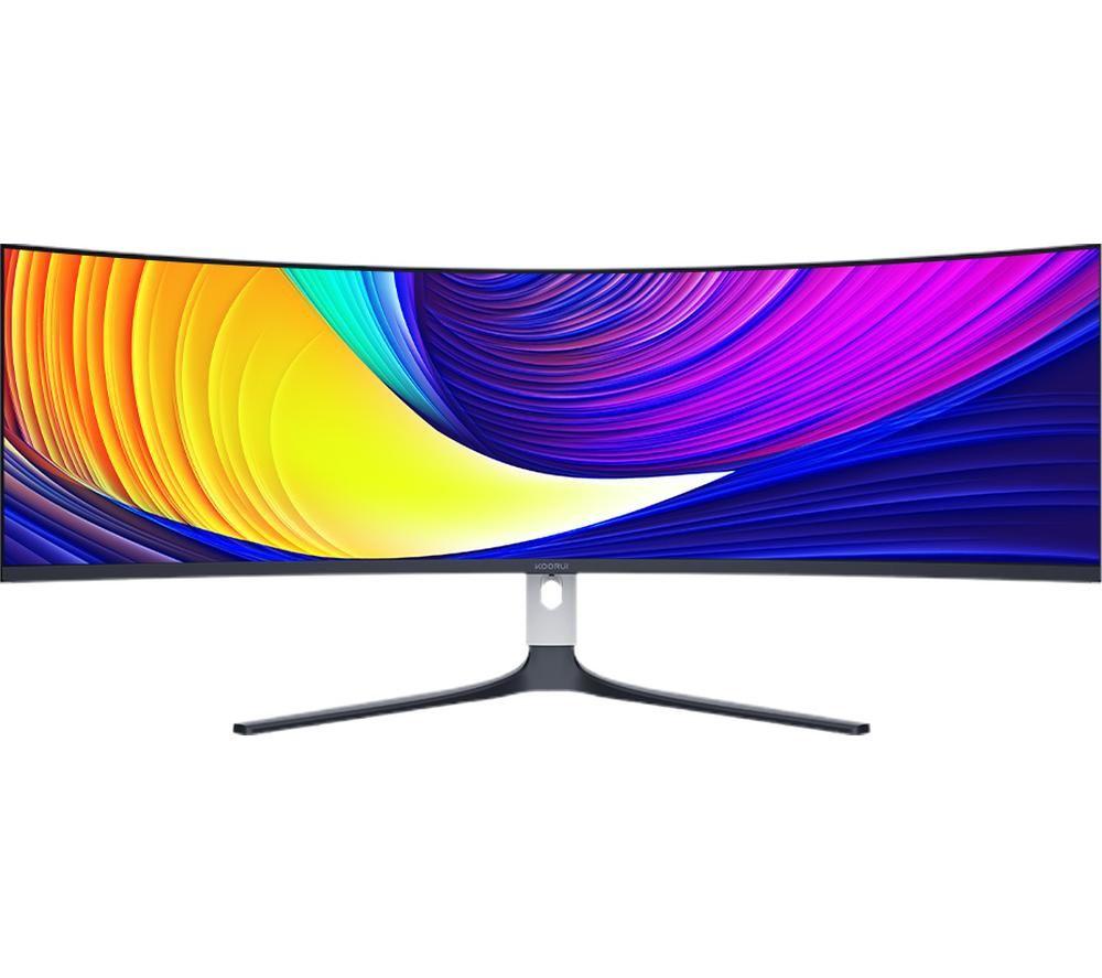KOORUI S4941XO Dual Quad HD 49" Curved Quantum Dot OLED Gaming Monitor - Black