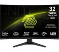 MSI MAG 321CQF E18 Quad HD 32" Curved Rapid VA LED Gaming Monitor - Black