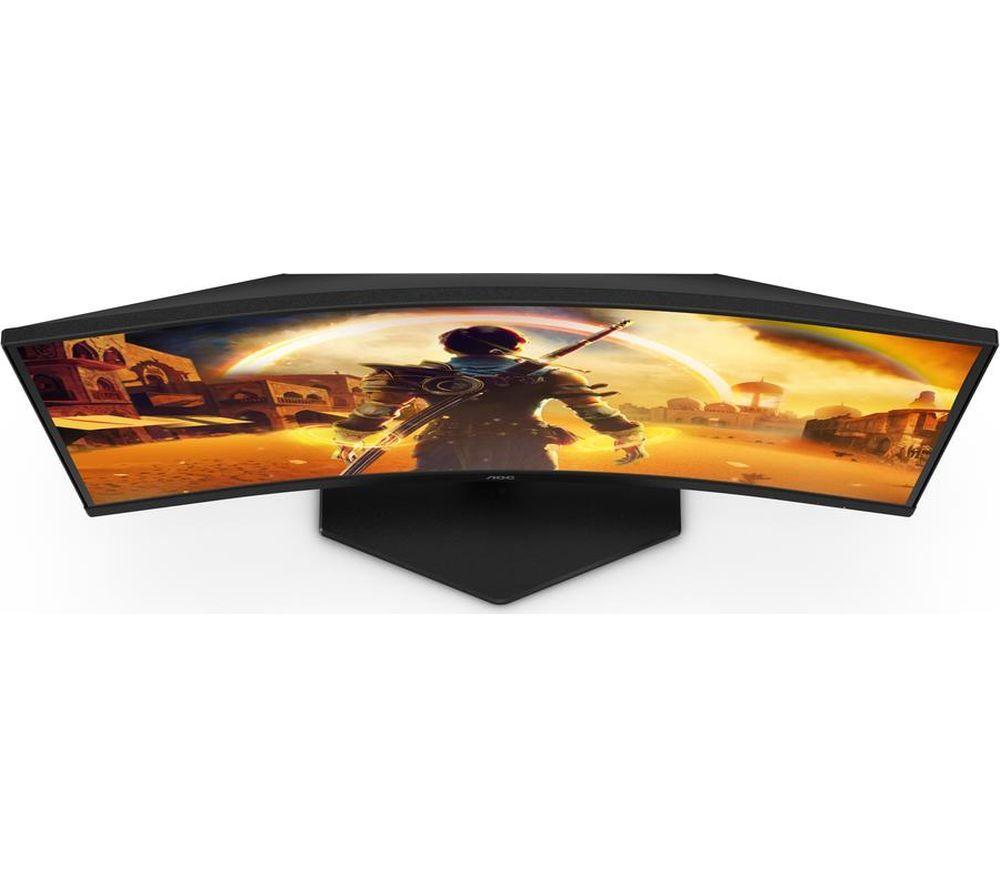 AOC C24G42E Full HD 24" Curved VA WLED Gaming Monitor - Black & Red
