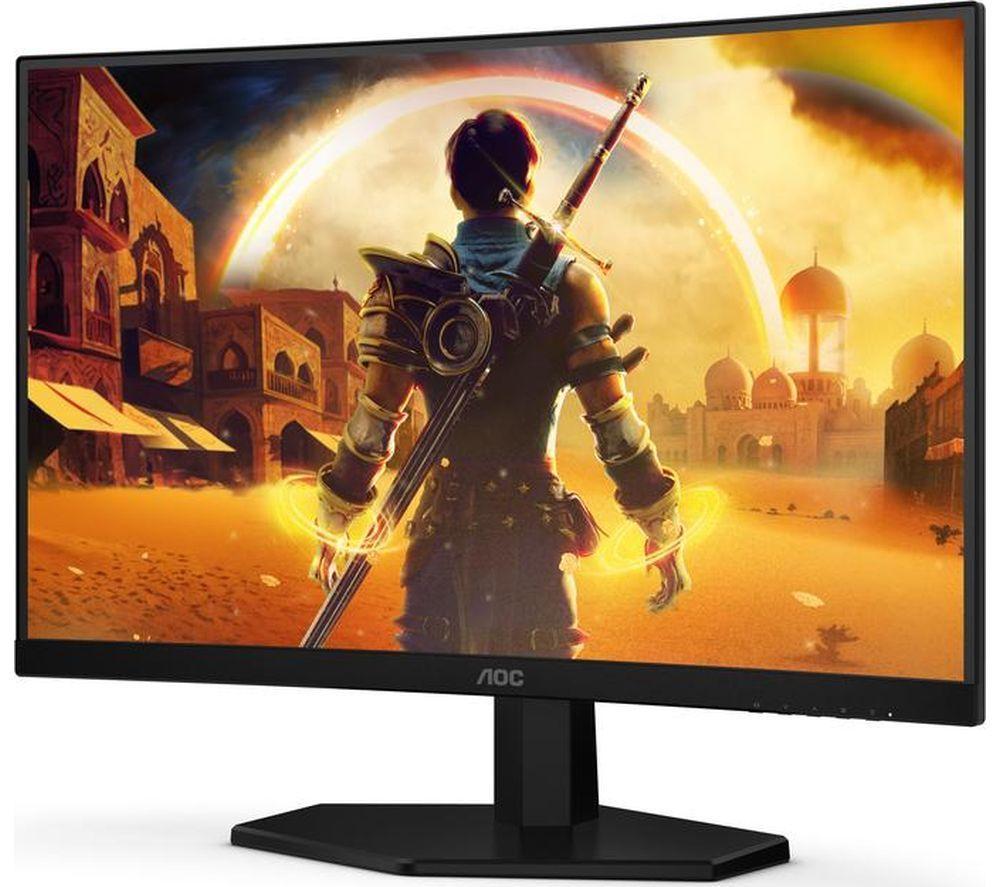 AOC C24G42E Full HD 24" Curved VA WLED Gaming Monitor - Black & Red