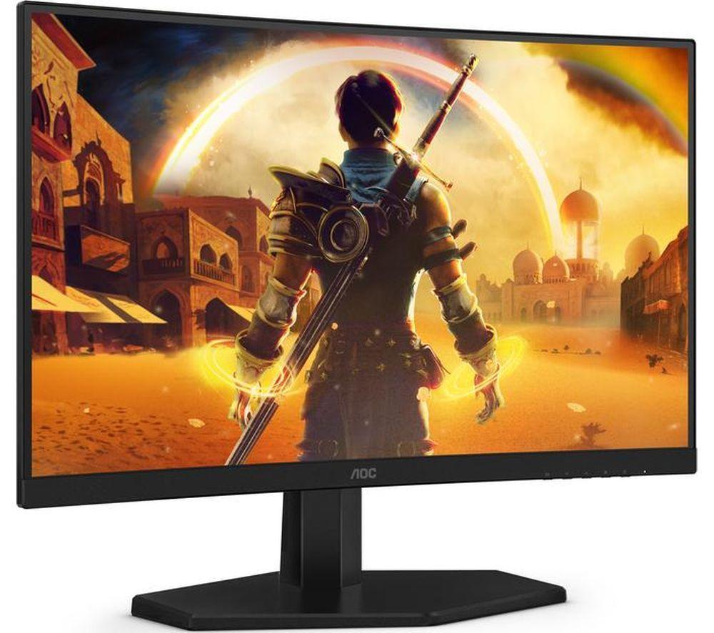 AOC C24G42E Full HD 24" Curved VA WLED Gaming Monitor - Black & Red