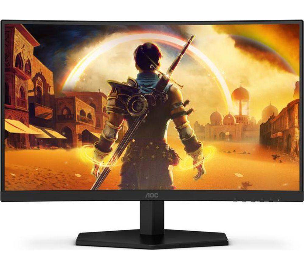 AOC C24G42E Full HD 24" Curved VA WLED Gaming Monitor - Black & Red