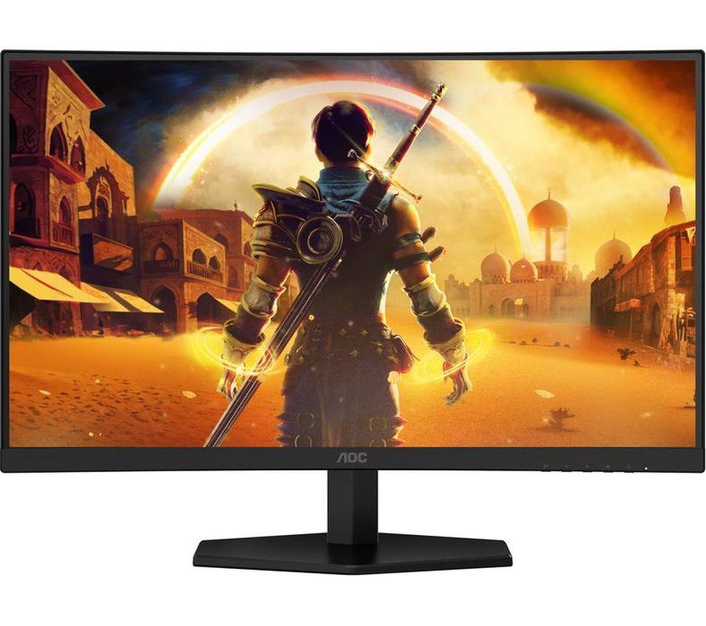 AOC C27G42E Full HD 27" Curved VA WLED Gaming Monitor - Black & Red
