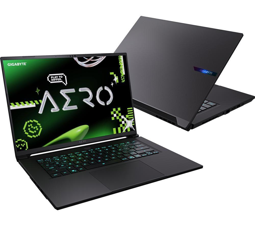 GIGABYTE AERO X16 16" Gaming Laptop - AMD Ryzen AI 7, RTX 5060, 16GB RAM, 1 TB SSD