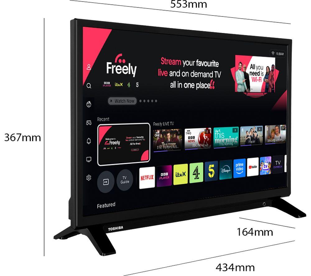 TOSHIBA 24WV2553DB 24" Smart HD Ready HDR LED-Fernseher