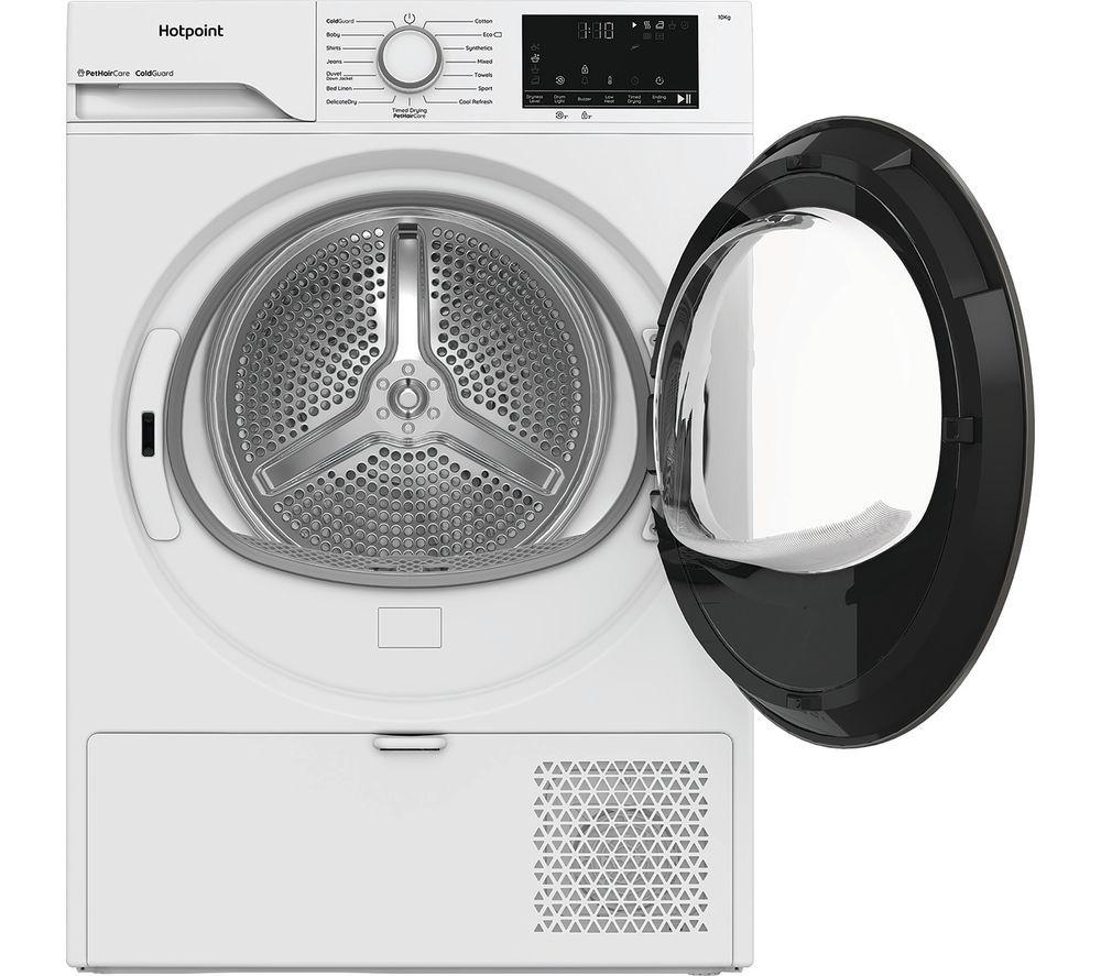 HOTPOINT PetHairCare C HD 103M WW UK 10 kg Heat Pump Tumble Dryer - White