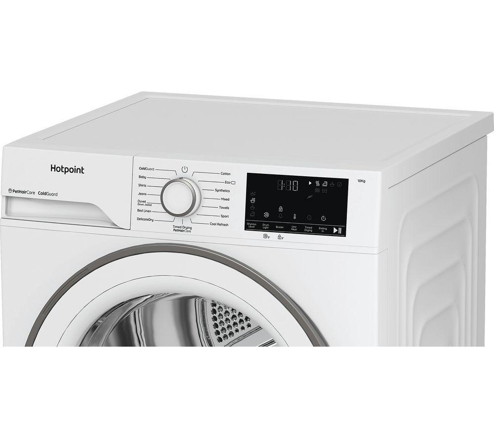 Secadora de bomba de calor HOTPOINT PetHairCare C HD 103M WW UK de 10 kg - Blanca