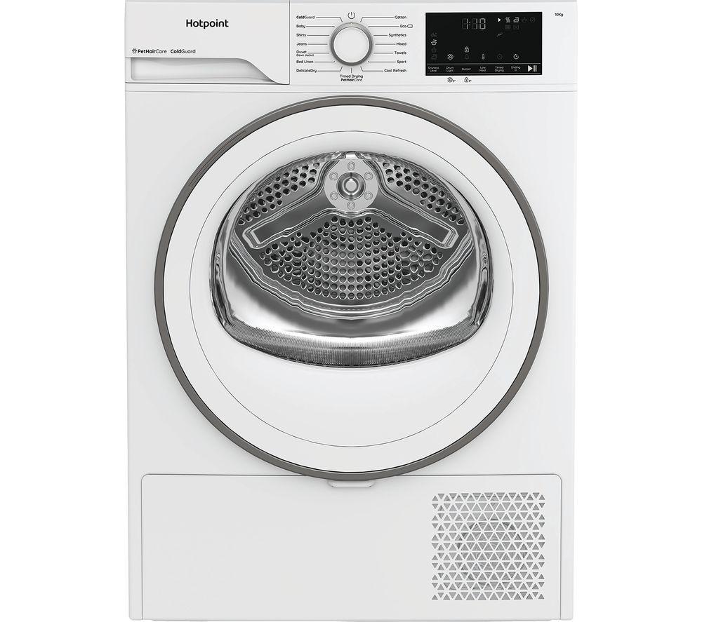 HOTPOINT PetHairCare C HD 103M WW UK 10 kg Heat Pump Tumble Dryer - White