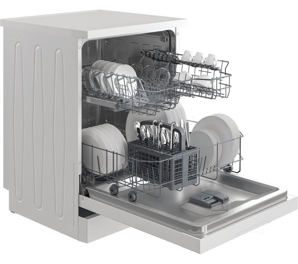 INDESIT Push&Go IN2FE13DT9WUK Full-size Dishwasher - White