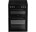 HOTPOINT Air Fry HDE6VDCASB1 60 cm Electric Ceramic Cooker - Black