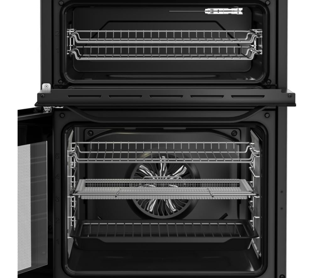 HOTPOINT Air Fry HDE6VDCASB1 60 cm Electric Ceramic Cooker - Black