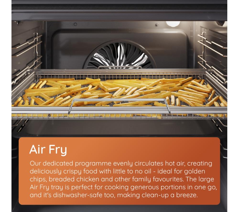 HOTPOINT Air Fry HDE6VDCASB1 60 cm Electric Ceramic Cooker - Black