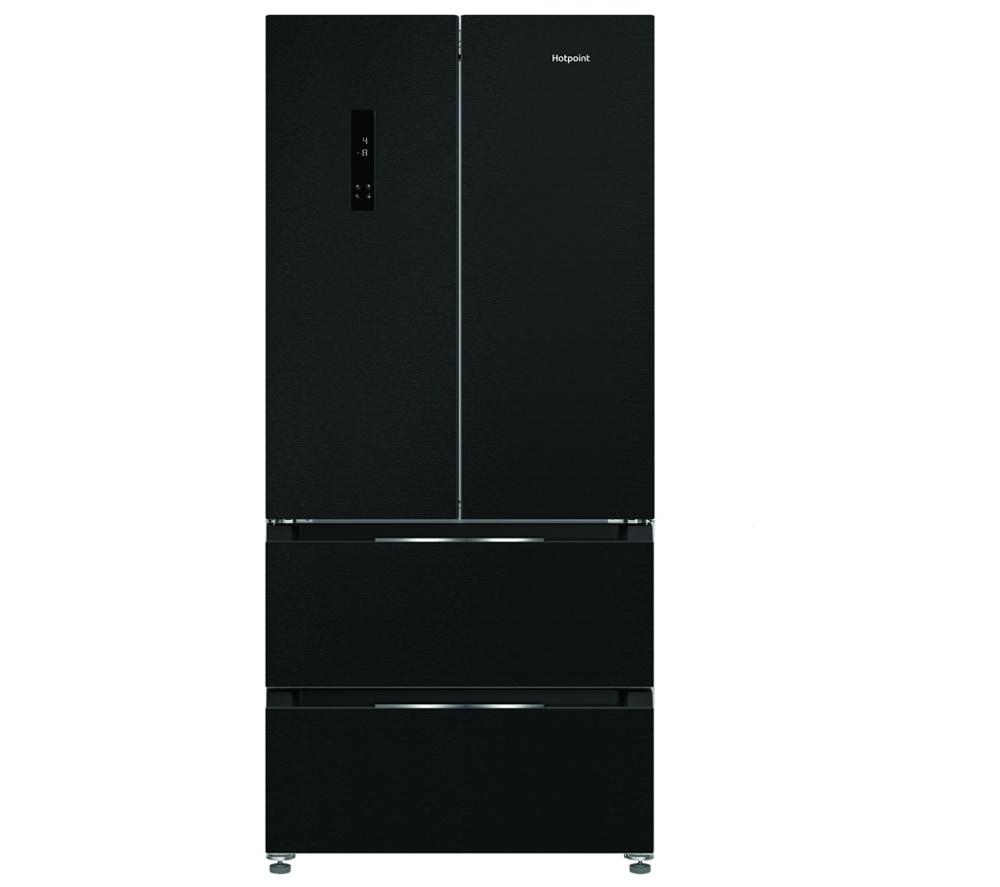 HOTPOINT VitalCare HPG2 6513 XK5E American-Style Fridge Freezer - Black
