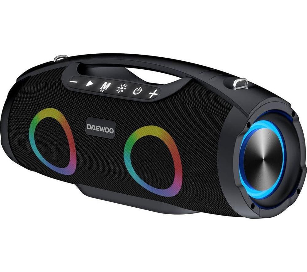DAEWOO Boom Beat Pro Portable Bluetooth Speaker - Black