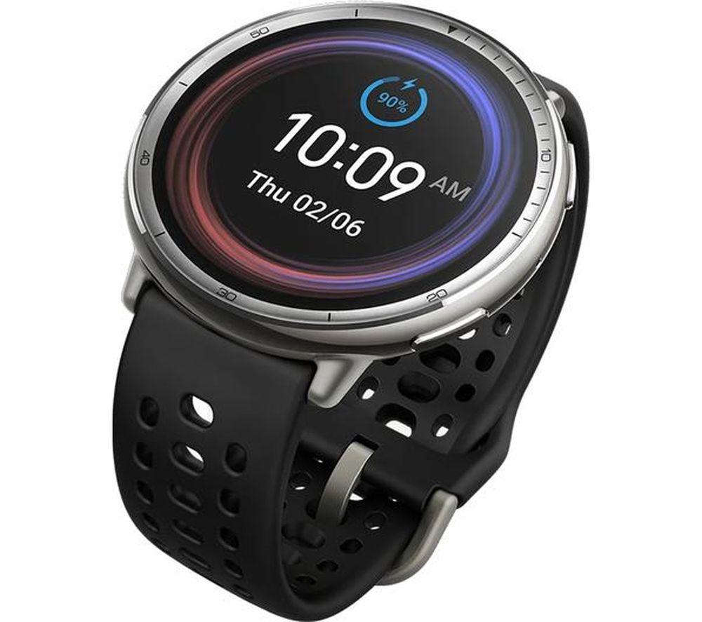 AMAZFIT Active 2 Smart Watch - Black, Silicone Strap