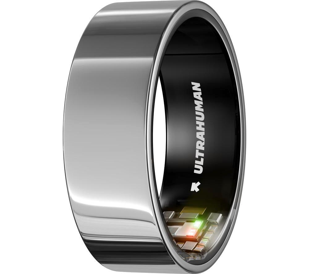 ULTRAHUMAN Ring Air - Space Silver, Size 6