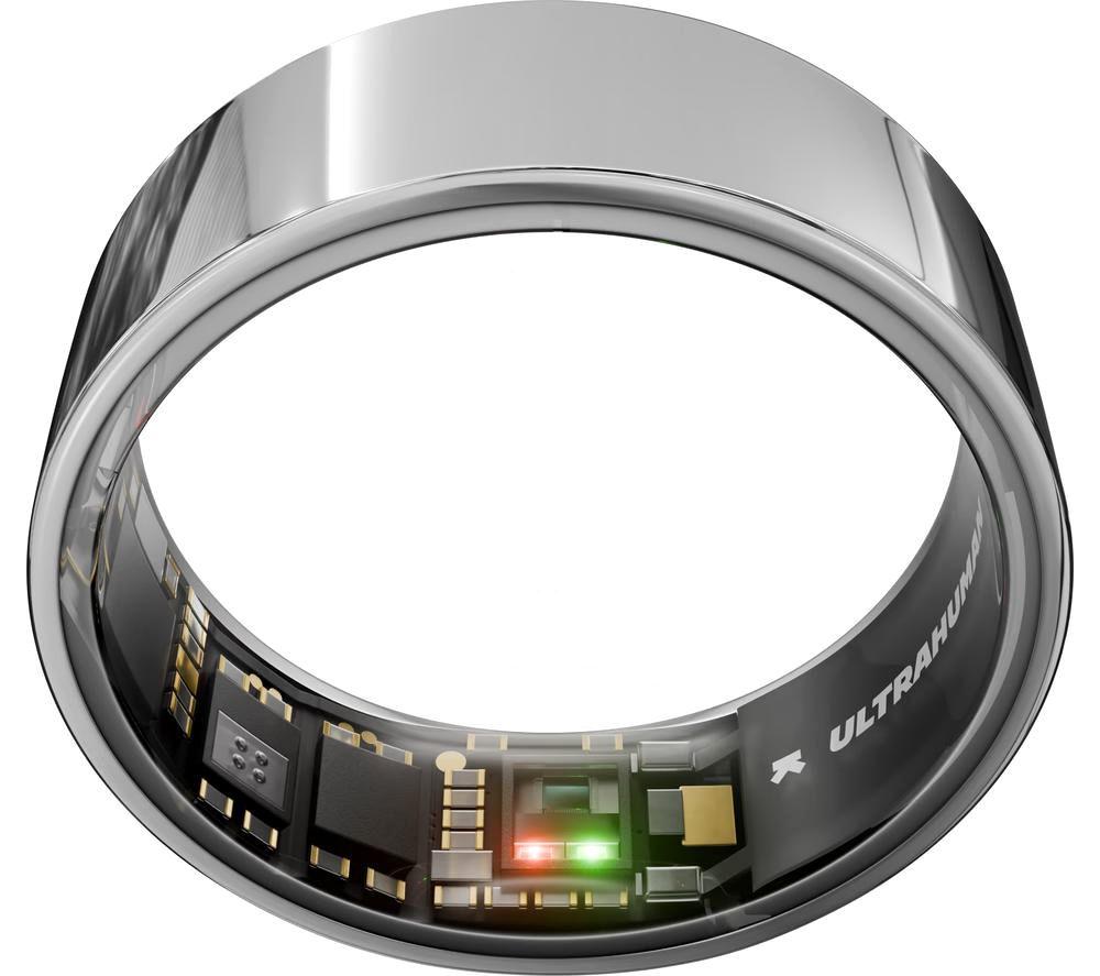 ULTRAHUMAN Ring Air - Space Silver, Size 6