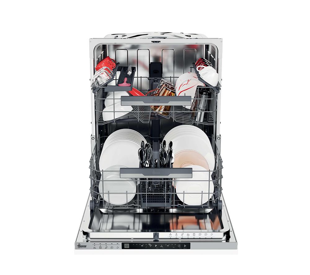 HOOVER HI 5C6F0S-80 Full Size Fully Integrated WiFi-enabled Dishwasher