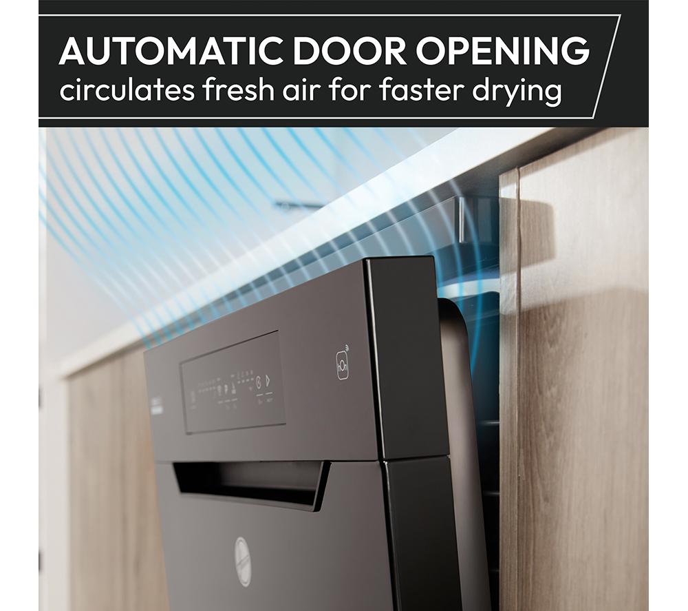 HOOVER HI 5C6F0S-80 Full Size Fully Integrated WiFi-enabled Dishwasher