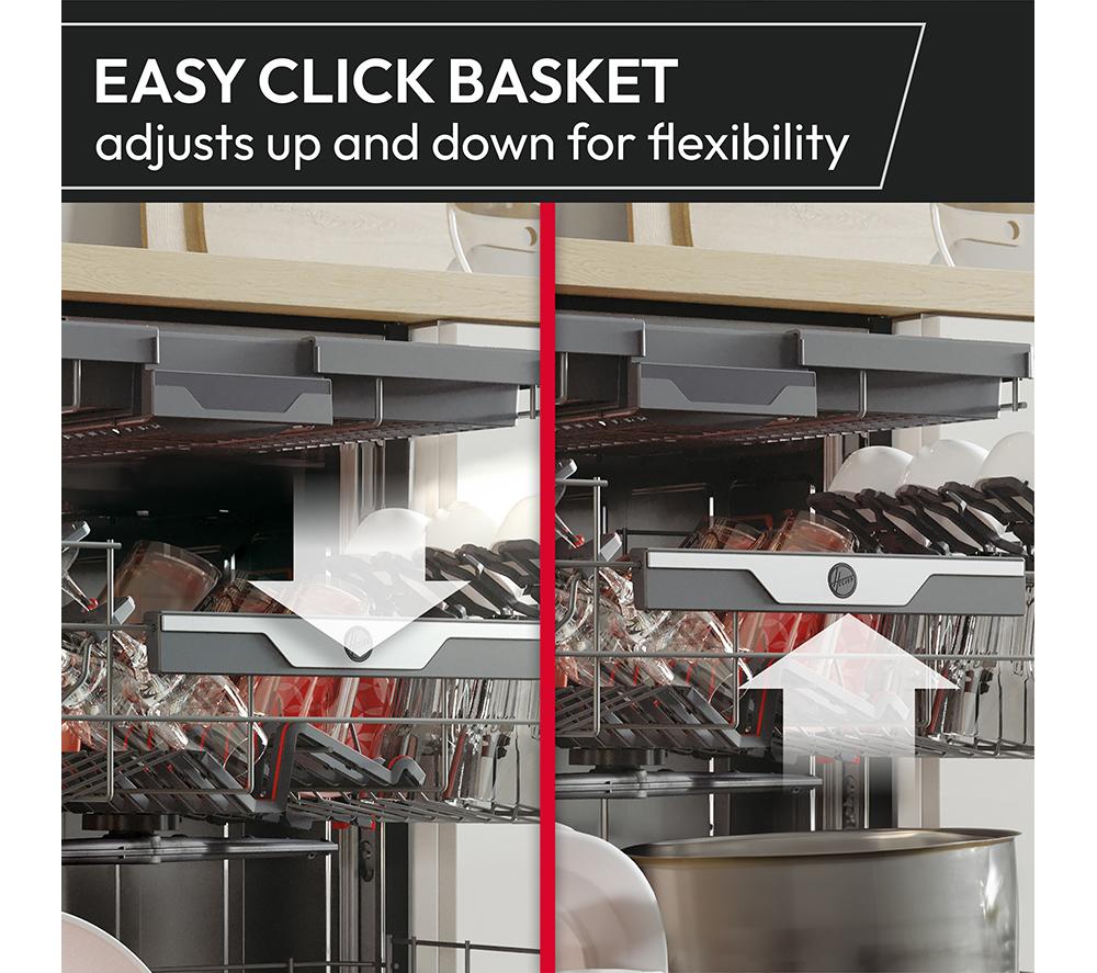HOOVER HI 5C6F0S-80 Full Size Fully Integrated WiFi-enabled Dishwasher