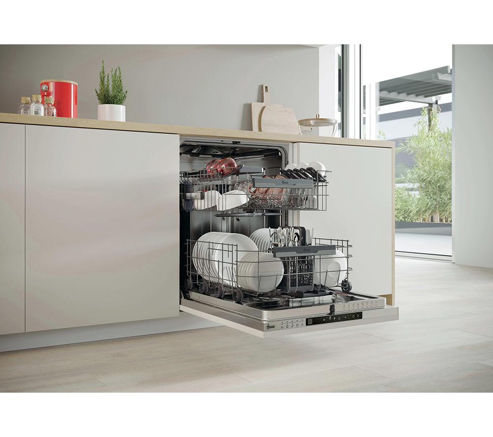 HOOVER HI 5C6F0S-80 Full Size Fully Integrated WiFi-enabled Dishwasher