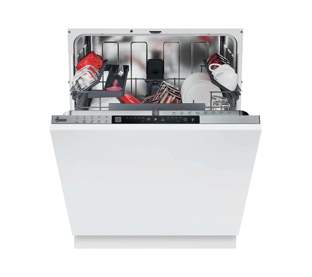 HOOVER HI 5C6F0S-80 Full Size Fully Integrated WiFi-enabled Dishwasher