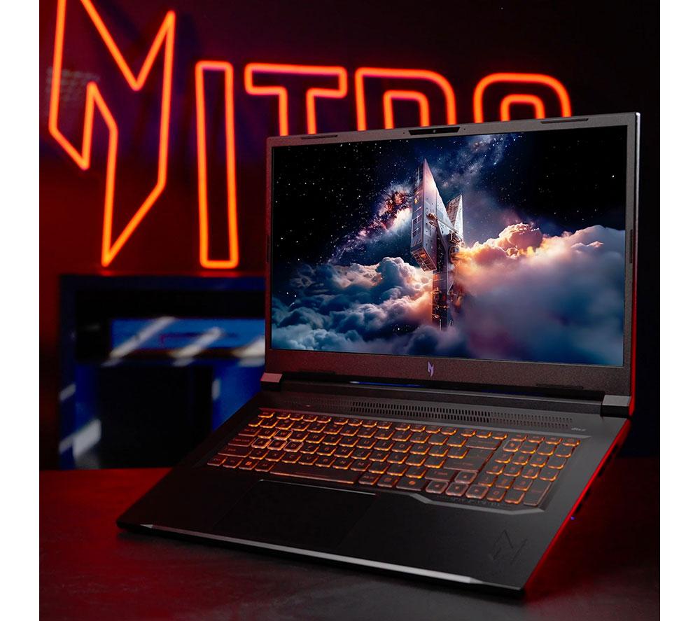 ACER Nitro V17 AI 17.3" Gaming Laptop - AMD Ryzen 7, RTX 5060, 1 TB SSD