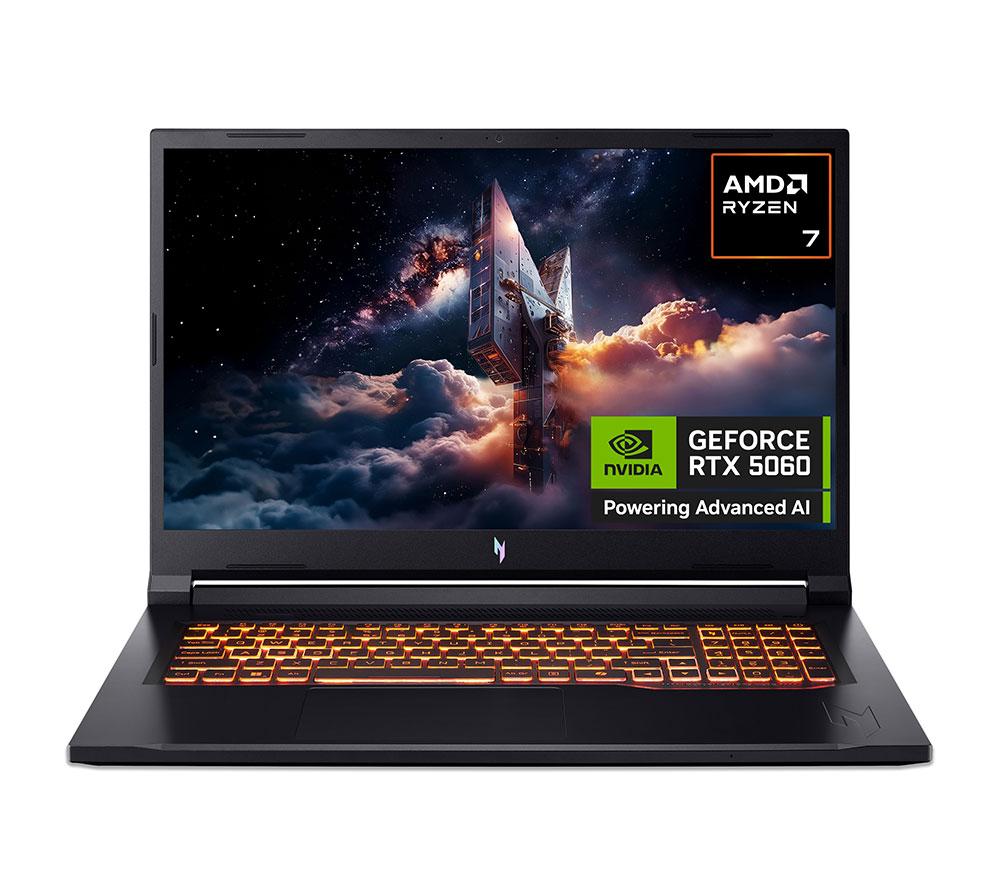 ACER Nitro V17 AI 17.3" Gaming Laptop - AMD Ryzen 7, RTX 5060, 1 TB SSD