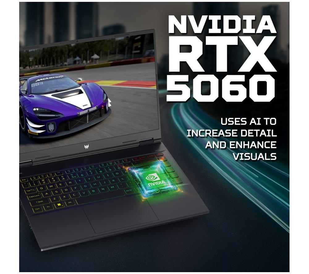 ACER Predator Helios Neo 16 AI 16" Gaming Laptop - Intel® Core™ Ultra 7, RTX 5060, 1 TB SSD