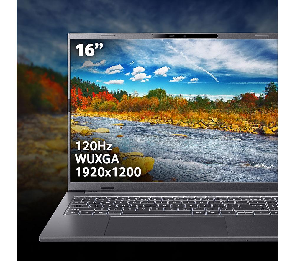 Portátil ACER Aspire 16 AI de 16", Copilot+ PC - Snapdragon X, SSD de 1 TB, gris