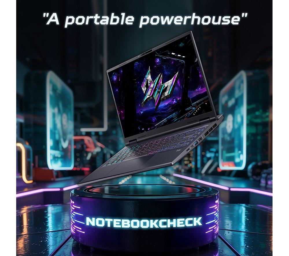 Portátil para juegos ACER Predator Helios Neo 14 AI de 14" - Intel® Core™ Ultra 9, RTX 5070, SSD de 1 + 1 TB