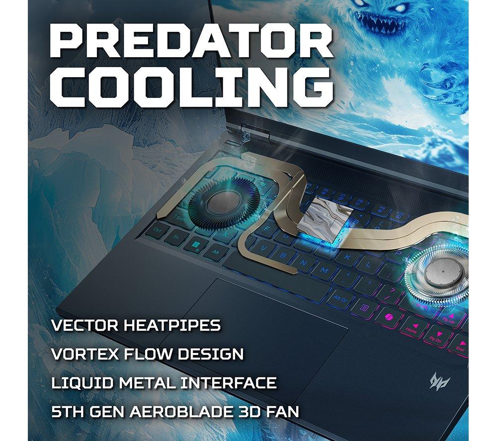 Portátil para juegos ACER Predator Helios Neo 14 AI de 14" - Intel® Core™ Ultra 9, RTX 5070, SSD de 1 + 1 TB