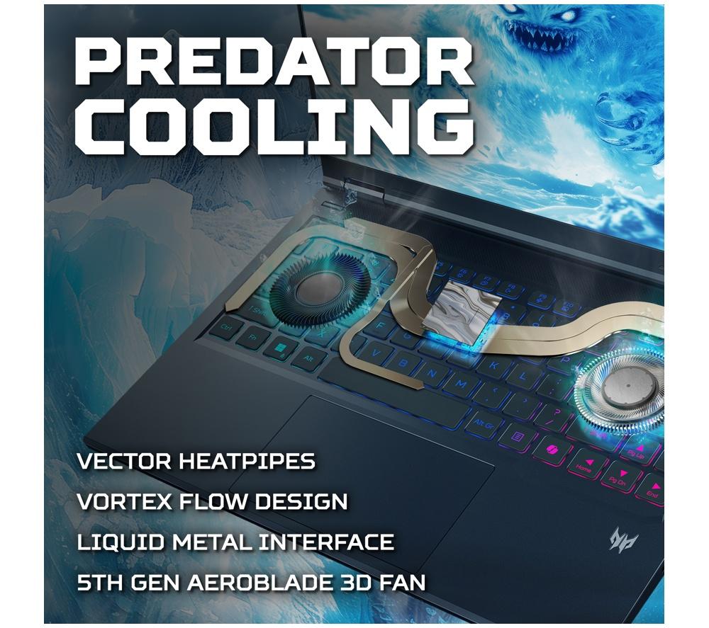 ACER Predator Helios Neo 14 AI 14" Gaming Laptop – Intel® Core™ Ultra 9, RTX 5070, 1 + 1 TB SSD