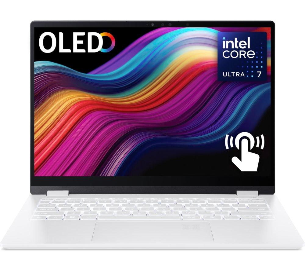 ACER Swift Edge AI 14" Laptop, Copilot+ PC - Intel® Core™ Ultra 7, 1 TB SSD, White