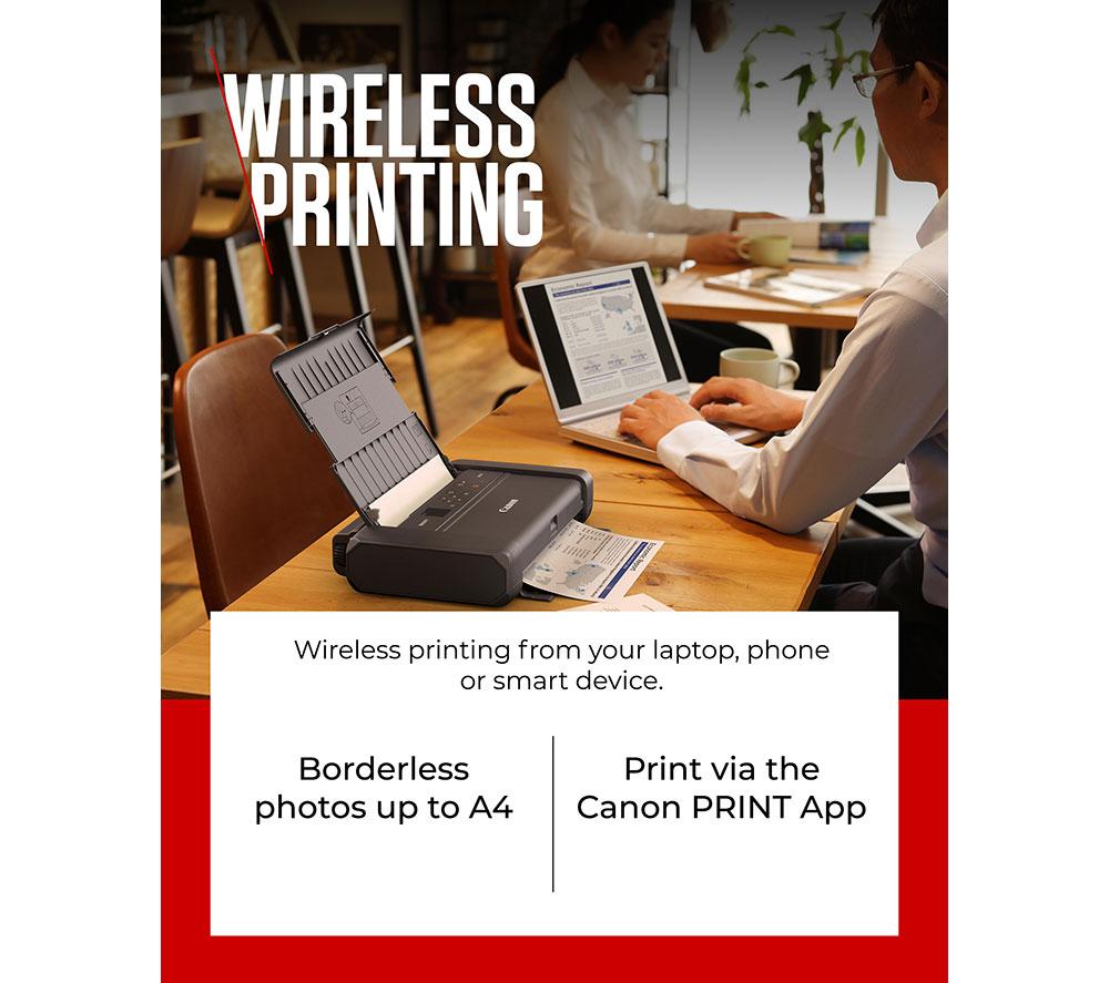 CANON MAXIFY BX110 Wireless Inkjet Portable Printer with Battery