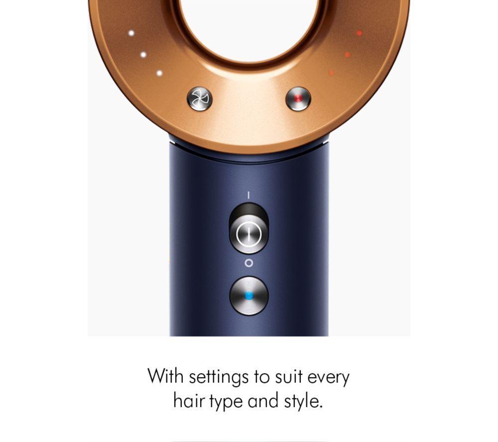 DYSON Supersonic Straight & Wavy Hair Dryer - Prussian Blue & Rich Copper