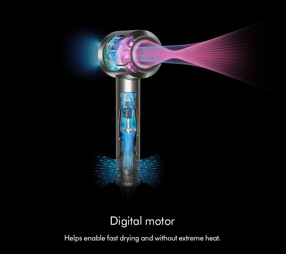DYSON Supersonic Haartrockner für glattes und welliges Haar – Preußischblau & Rich Copper