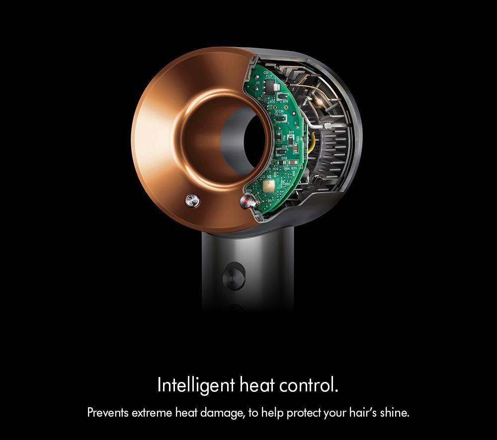 DYSON Supersonic Haartrockner für glattes und welliges Haar – Preußischblau & Rich Copper