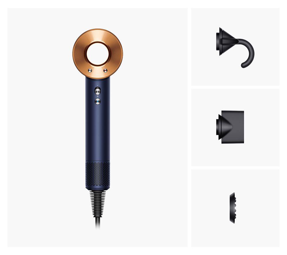 DYSON Supersonic Haartrockner für glattes und welliges Haar – Preußischblau & Rich Copper