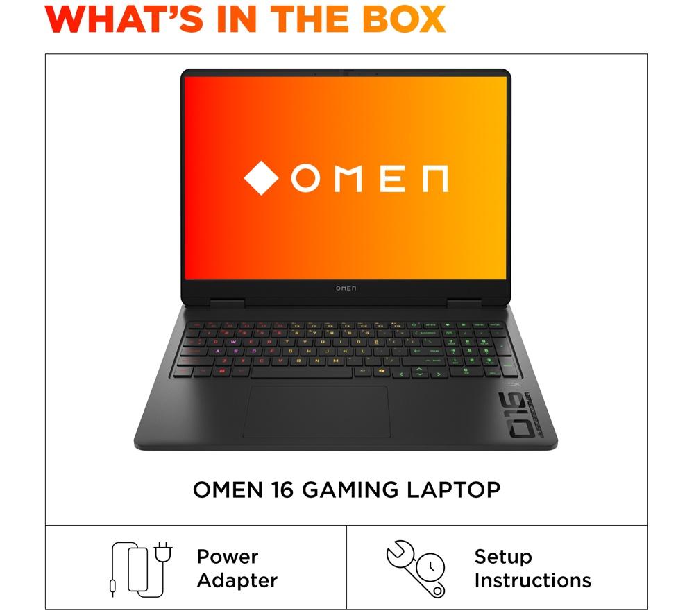 HP OMEN 16-ap0506na 16" Gaming Laptop - AMD Ryzen AI 7, RTX 5060, 1 TB SSD