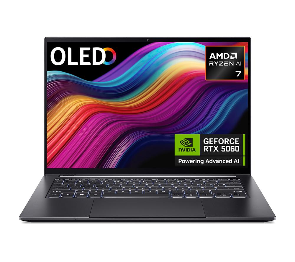 ACER Swift X 14 AI 14.5" Laptop, Copilot+ PC - AMD Ryzen AI 7 350, 2 TB SSD, Grey