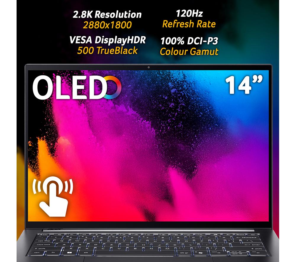 Portátil ACER Swift X 14 AI de 14.5", Copilot+ PC - AMD Ryzen AI 7 350, SSD de 2 TB, Gris